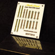 Japan Seat Belts WWII type 2 (3D Decals) Scale 1:72 Metallic Details MDP72010 - For Models Aircraft Kits