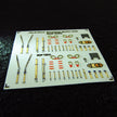 Blackburn Buccaneer, Seat Belts (3D Decals) Scale 1:72 Metallic Details MDP72014 - For Model Kits Aircraft