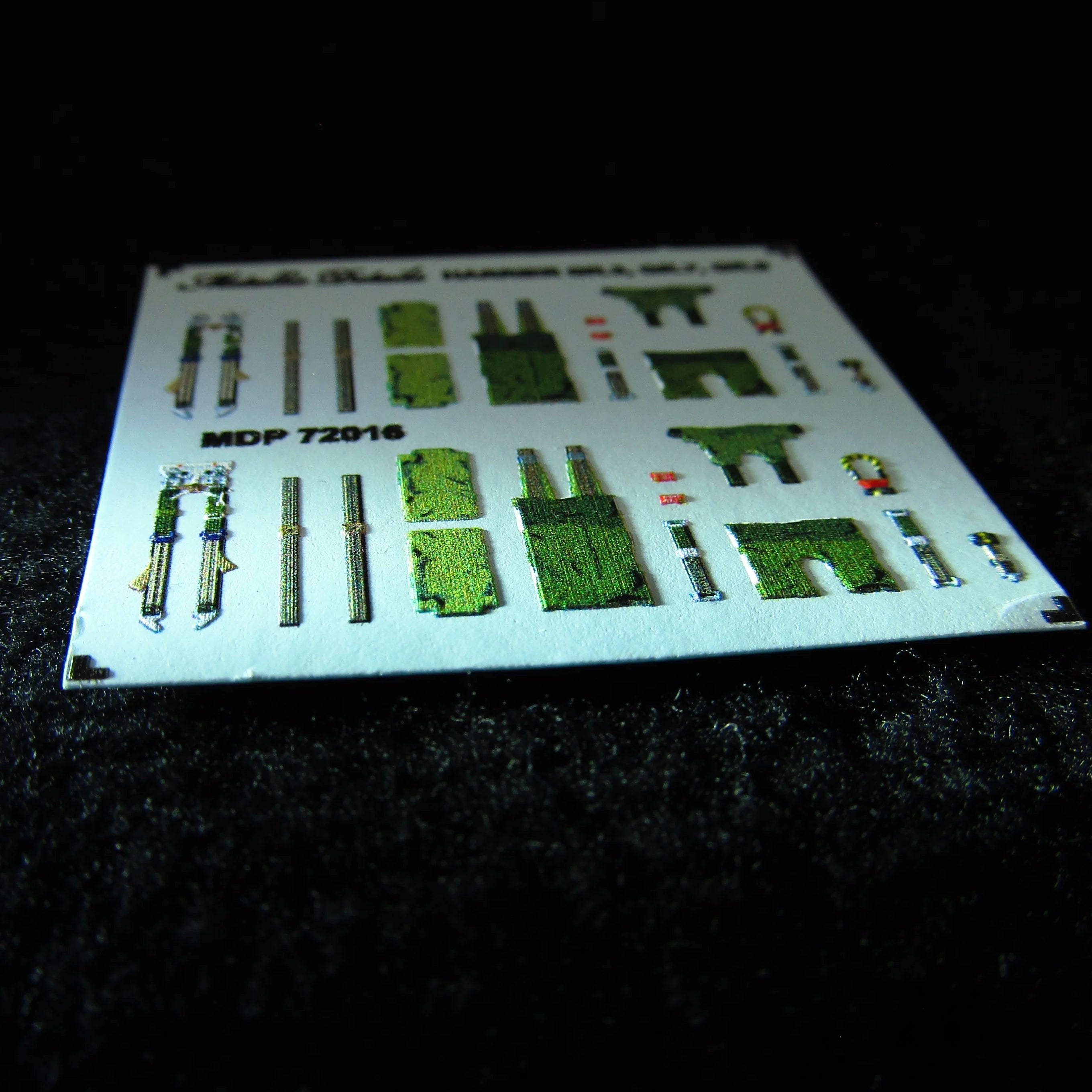 Harrier GR,3, GR,7, GR,9 Seat Belts (3D Decals) Scale 1:72 Metallic Details MDP72016 - For Aircraft Model Kit