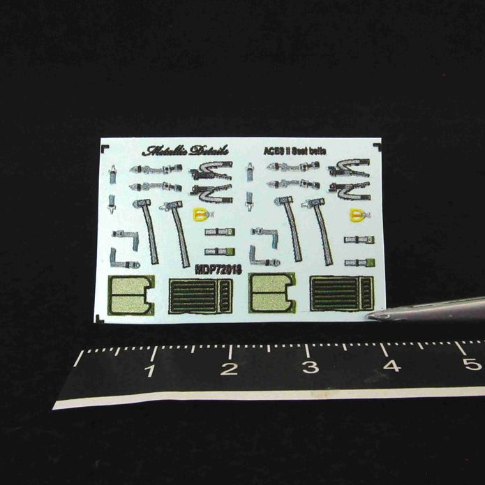 ACES II Seat Belts Scale 1:72 Metallic Details MDP72018