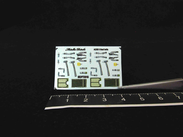 ACES II Seat Belts Scale 1:72 Metallic Details MDP72018