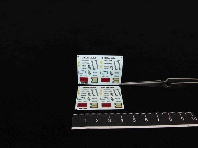 B-1B Lancer. Seat Belts Scale 1:72 Metallic Details MDP72019