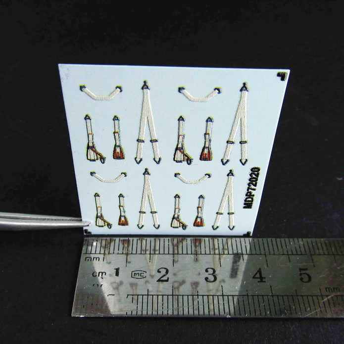 Luftwaffe Seat Belts early WWII Scale 1:72 Metallic Details MDP72020