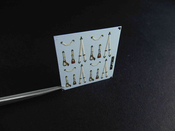 Luftwaffe Seat Belts early WWII Scale 1:72 Metallic Details MDP72020