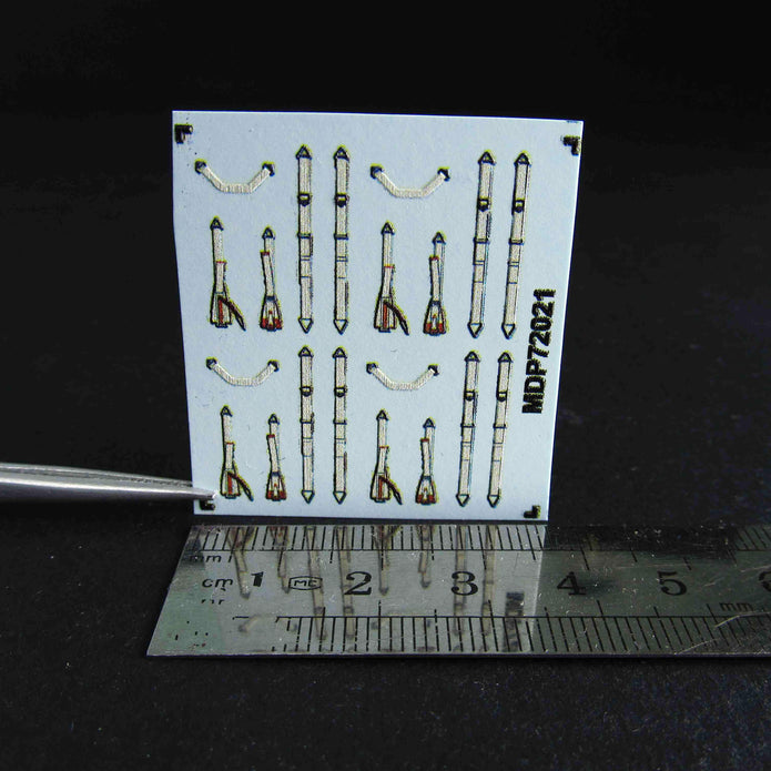 Luftwaffe Seat Belts late WWII Scale 1:72 Metallic Details MDP72021