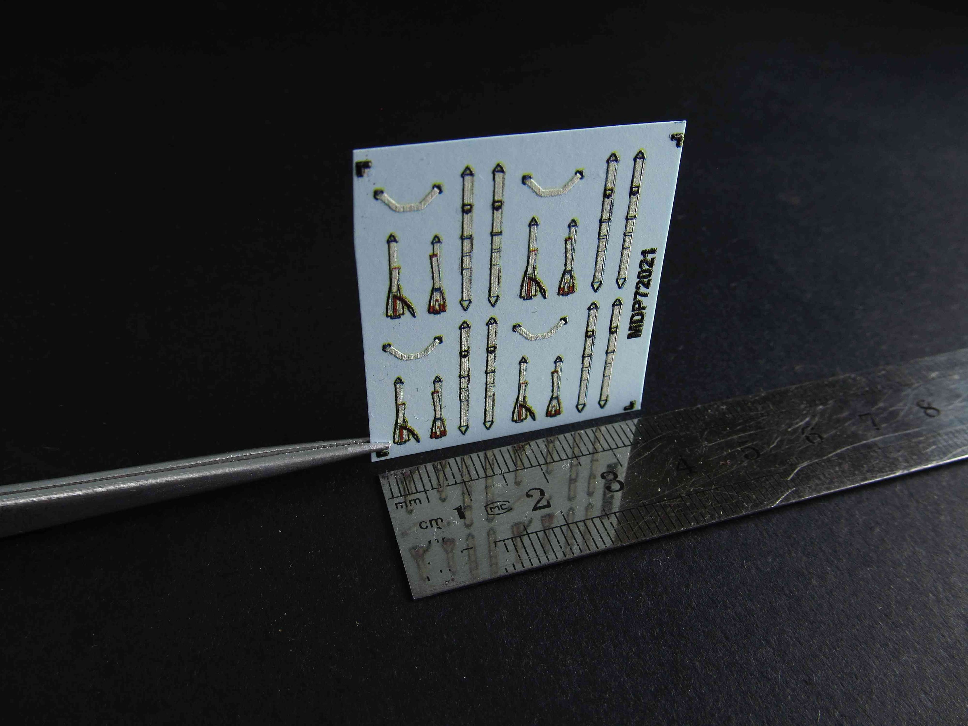 Luftwaffe Seat Belts late WWII Scale 1:72 Metallic Details MDP72021