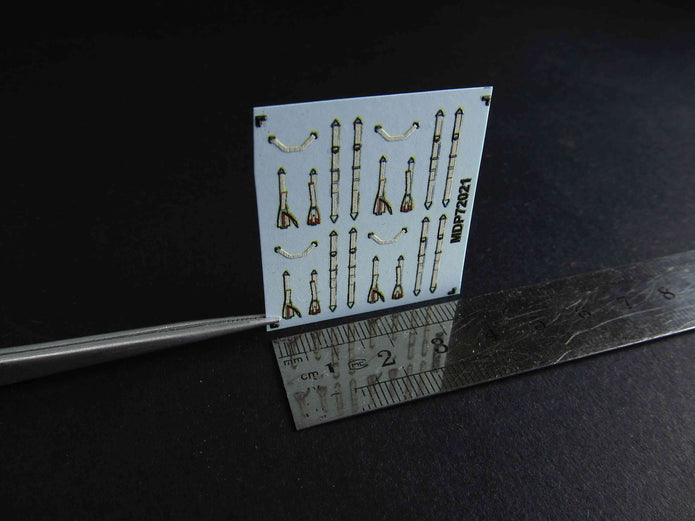 Luftwaffe Seat Belts late WWII Scale 1:72 Metallic Details MDP72021