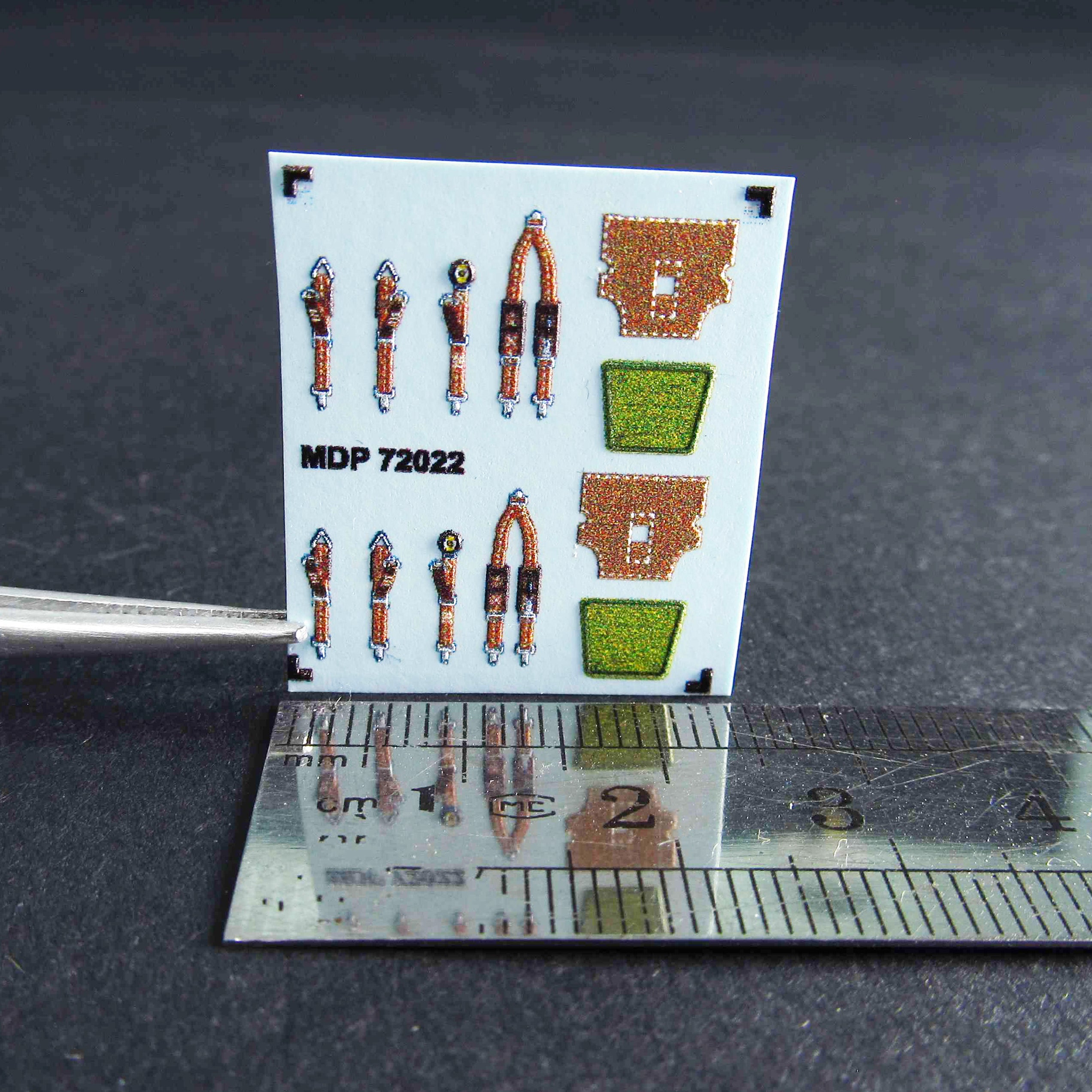 France Seat Belts WWII Scale 1:72 Metallic Details MDP72022