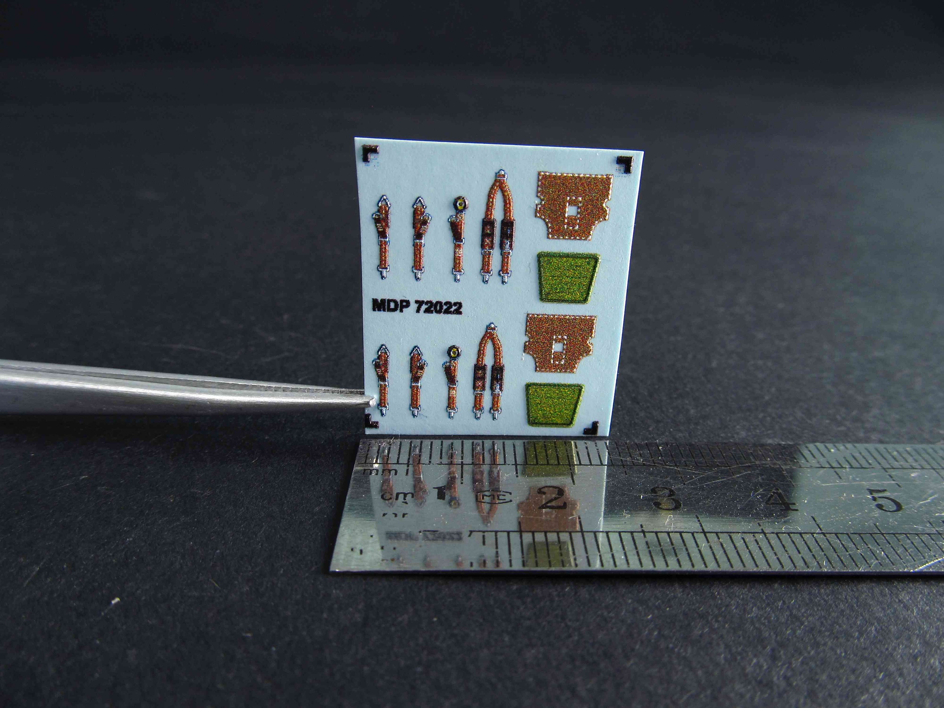 France Seat Belts WWII Scale 1:72 Metallic Details MDP72022