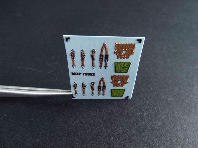 France Seat Belts WWII Scale 1:72 Metallic Details MDP72022