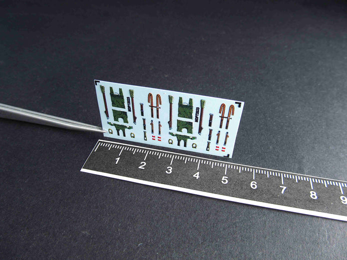 F/A-18, T-45 Seat belts Scale 1:72 Metallic Details MDP72023