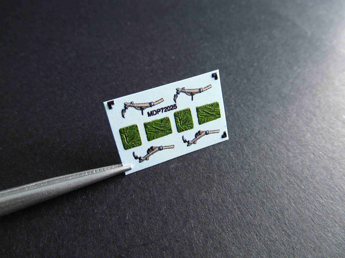 RAF and USAF Aircrew Parachutes Scale 1:72 Metallic Details MDP72025