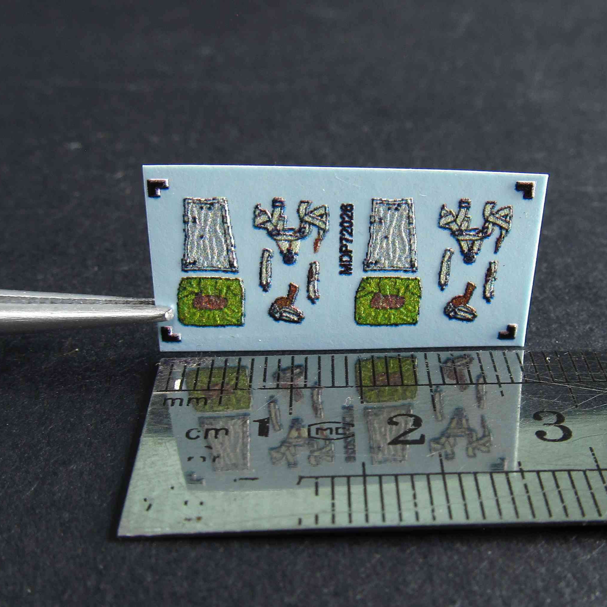 Luftwaffe WWII Aircrew Parachutes Scale 1:72 Metallic Details MDP72026