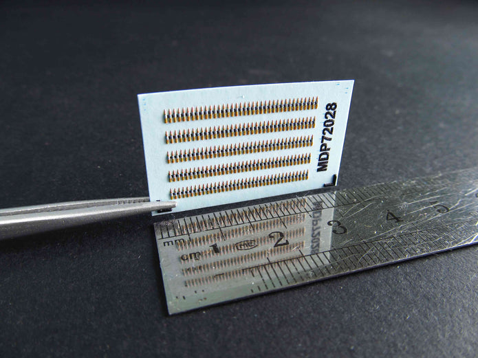 M2 Browning .50 Caliber Machine Gun ammo belts Scale 1:72 Metallic Details MDP72028