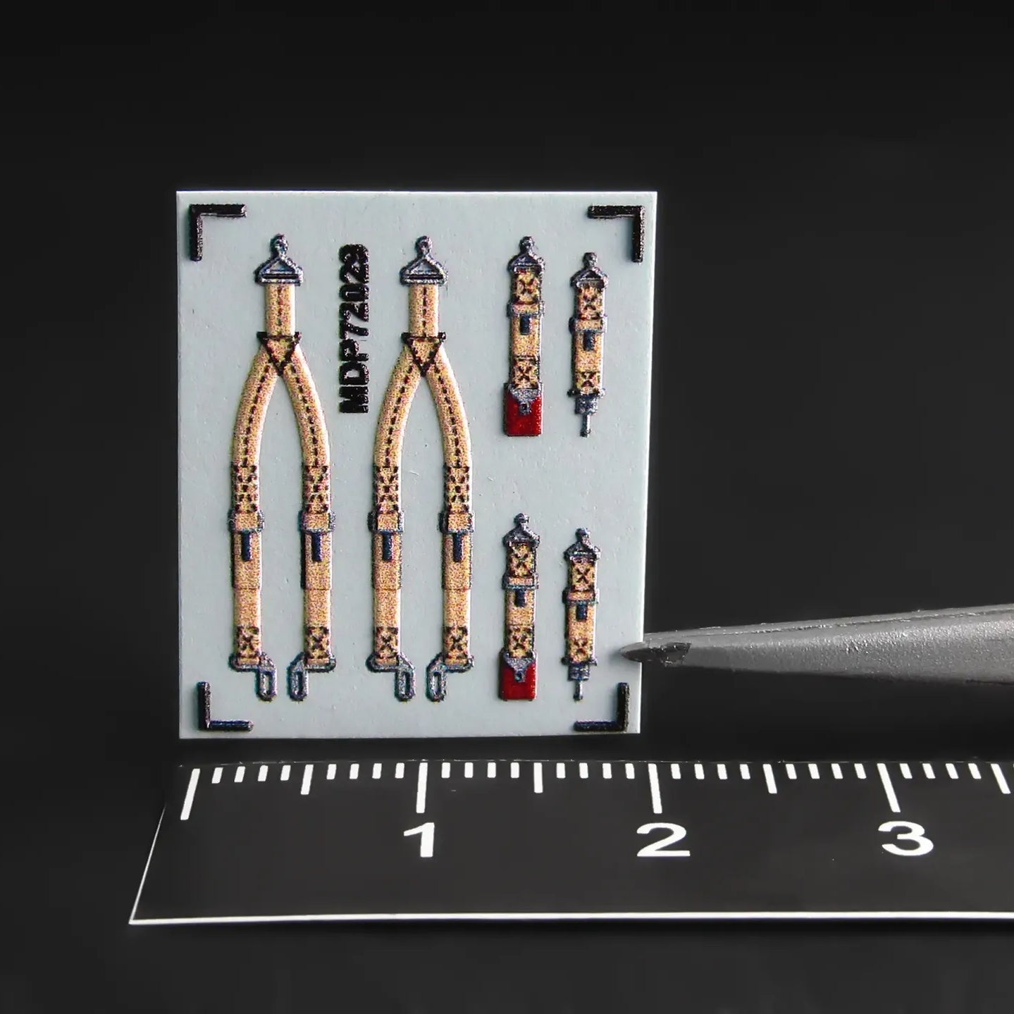 P-47, P-51 seat belts Scale 1:72 Metallic Details MDP72029