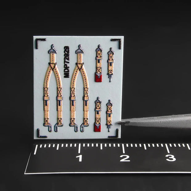 P-47, P-51 seat belts Scale 1:72 Metallic Details MDP72029