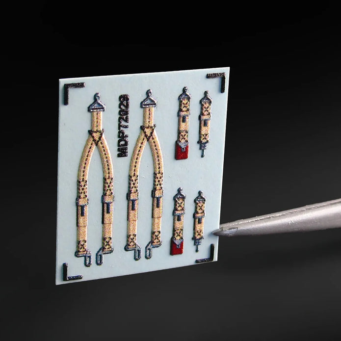 P-47, P-51 seat belts Scale 1:72 Metallic Details MDP72029