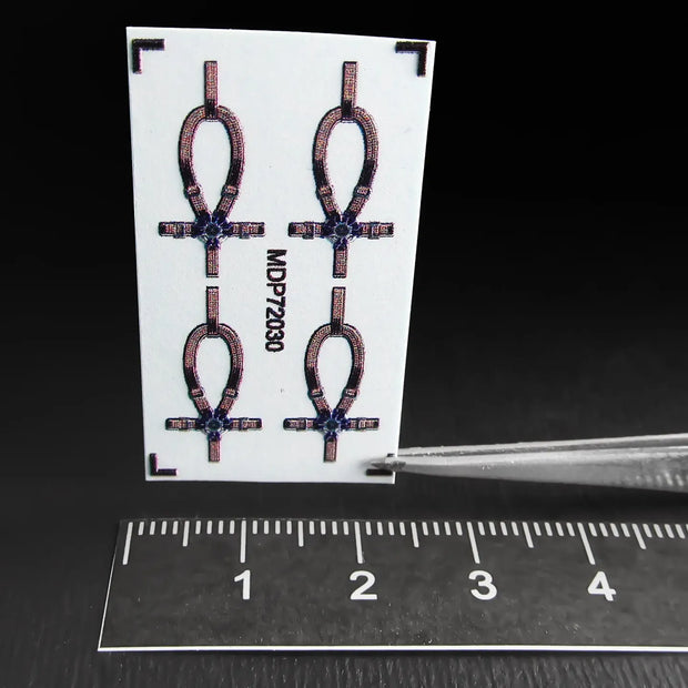 Sikorsky UH-60 seat belts for pilot seats Scale 1:72 Metallic Details MDP72030