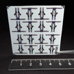 Sikorsky UH-60 seat belts for cabin seats Scale 1:72 Metallic Details MDP72031