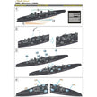 German Armoured Cruiser SMS Blücher Scale 1:1200 Metallic Details MDR1200-01