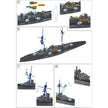German Armoured Cruiser SMS Blücher Scale 1:1200 Metallic Details MDR1200-01