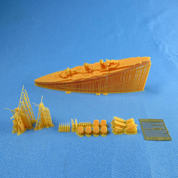 German Armoured Cruiser SMS Blücher Scale 1:1200 Metallic Details MDR1200-01