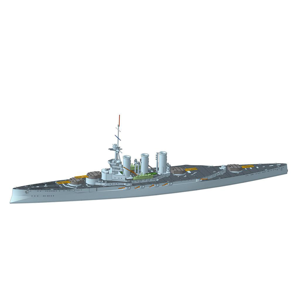 Brtiish Battlecruiser HMS Tiger Scale 1:1200 Metallic Details MDR1200-02