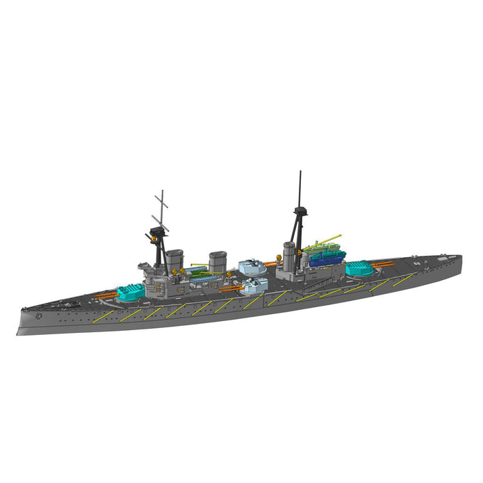 Brtiish Battlecruiser HMS Indomitable Scale 1:1200 Metallic Details MDR1200-04