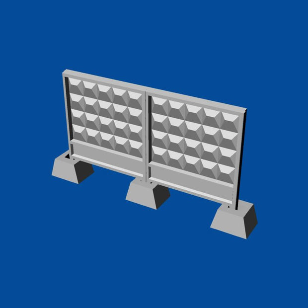 Concrete fence PO-2 Scale 1:144 Metallic Details MDR14401