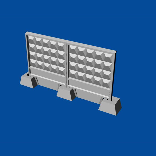 Concrete fence PO-2m Scale 1:144 Metallic Details MDR14402