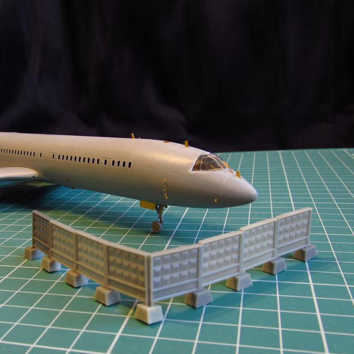 Concrete fence PO-3 Scale 1:144 Metallic Details MDR14403
