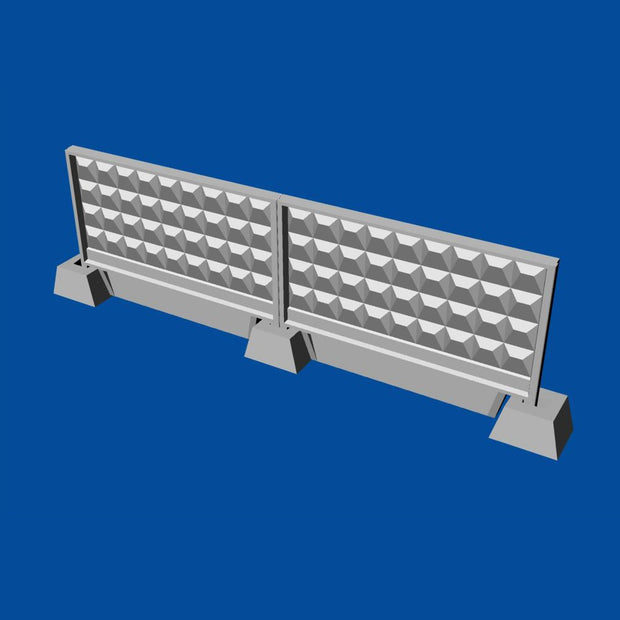 Concrete fence P6Vm Scale 1:144 Metallic Details MDR14406