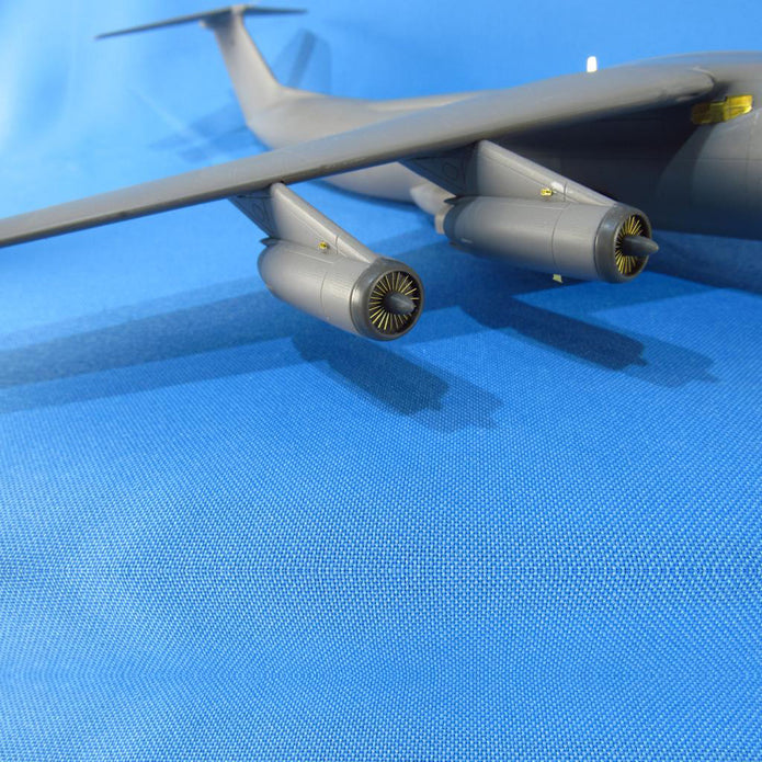 Lockheed C-141 Starlifter, Engines Detailing sets, (Resin & Photoetch) Scale 1:144 (Recommended for kit: Roden) Metallic Details MDR14414 - For Models Aircraft Kits
