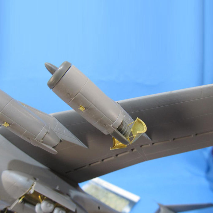 Lockheed C-141 Starlifter, Engines Detailing sets, (Resin & Photoetch) Scale 1:144 (Recommended for kit: Roden) Metallic Details MDR14414 - For Models Aircraft Kits