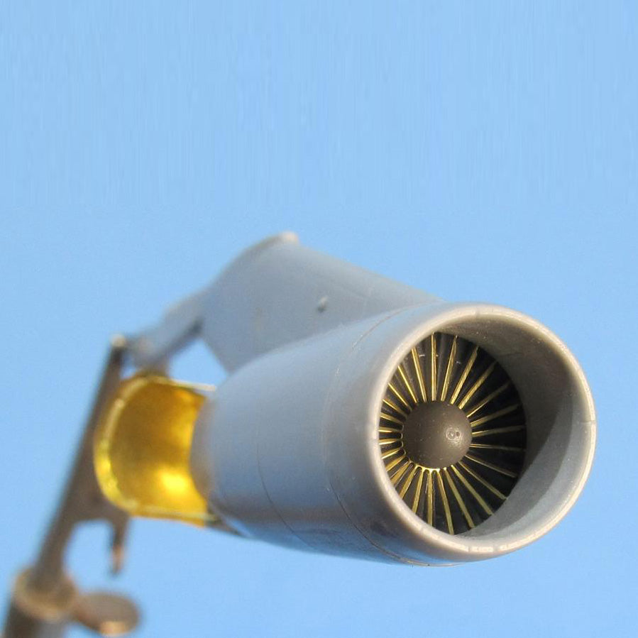Ilyushin Il-76, Engines Detailing sets (Resin & Photoetch) Scale 1:144 (Recommended for kit: Zvezda) Metallic Details MDR14415 - For Aircraft Kit Model