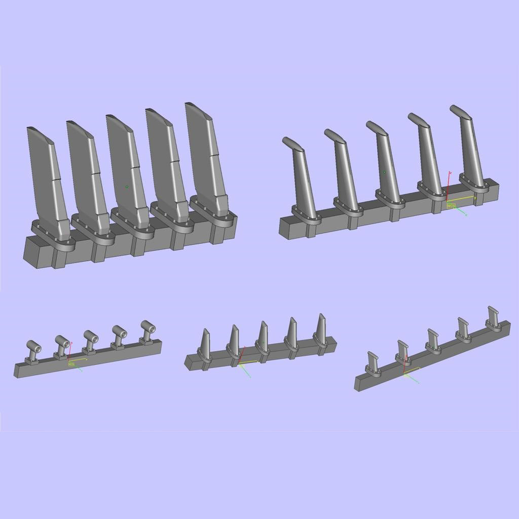Antennas and sensors of Soviet civil aviation Scale 1:144 Metallic Details MDR14416