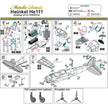 Detailing set for aircraft model Heinkel He 111 (for Roden) Scale 1:144 Metallic Details MDR14418