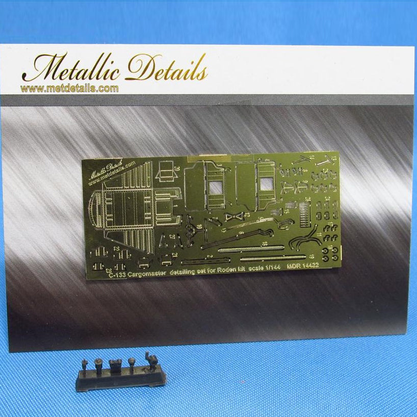Detailing set for aircraft model Douglas C-133 Cargomaster - Exterior (for Roden) Scale 1:144 Metallic Details MDR14422