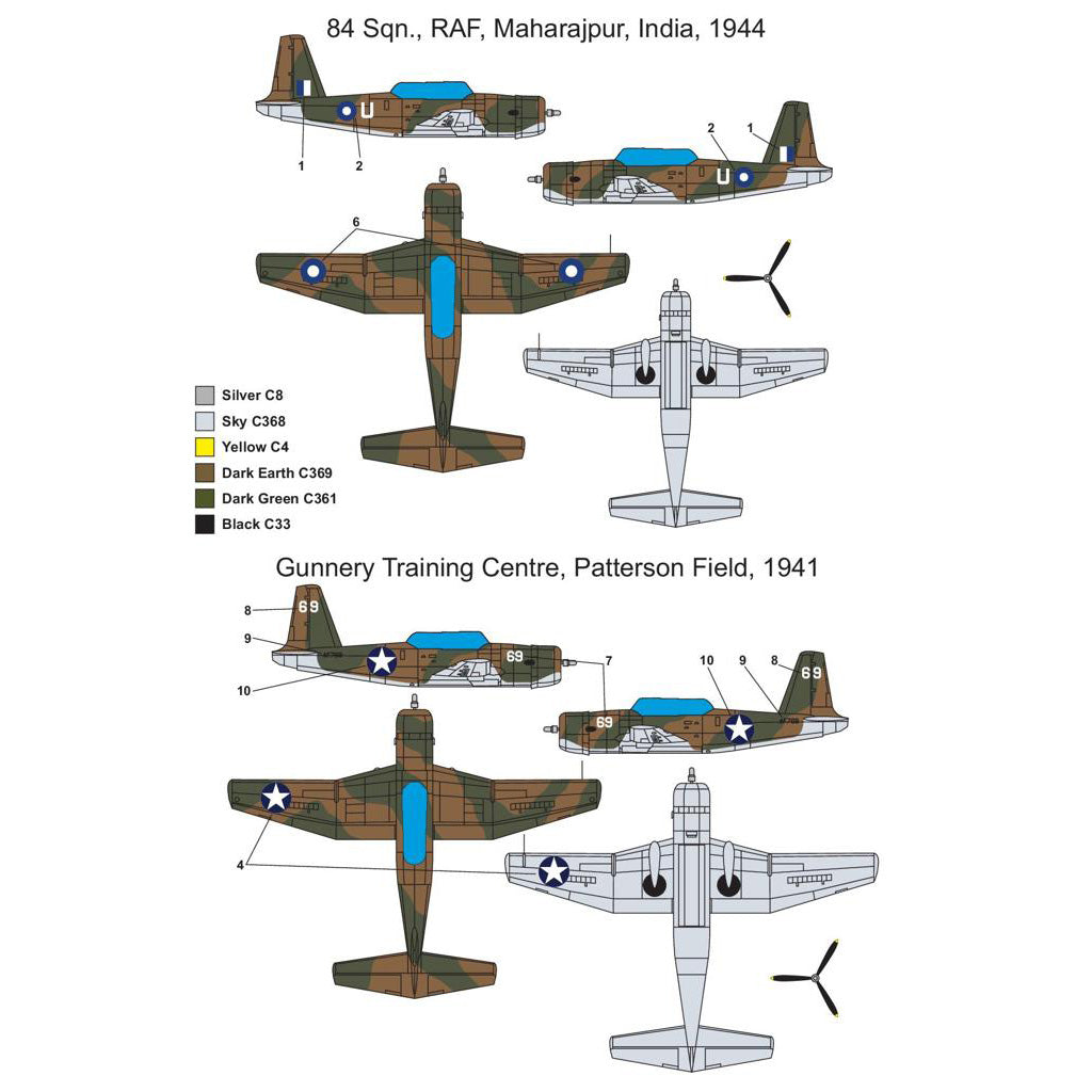 Vultee Vengeance Aircraft Model Kit Scale 1:144 Metallic Details MDR14427