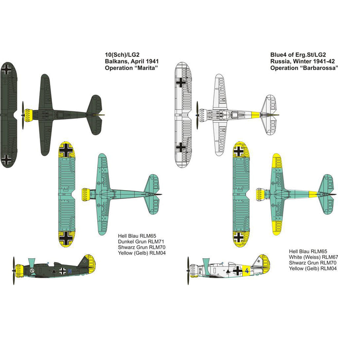 Henschel Hs-123 Scale 1:144 Metallic Details MDR14429