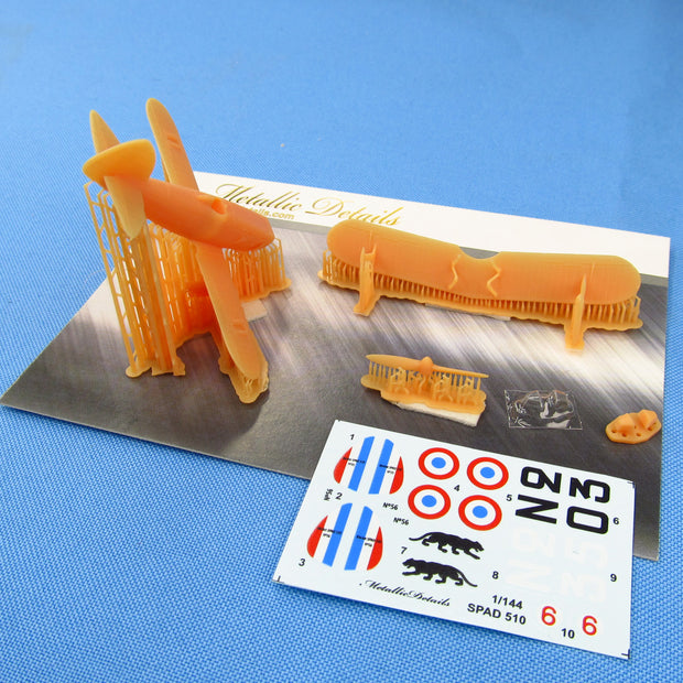 Bleriot-SPAD S.510 Aircraft model kit 3D-printed Scale 1:144 Metallic Details MDR14437