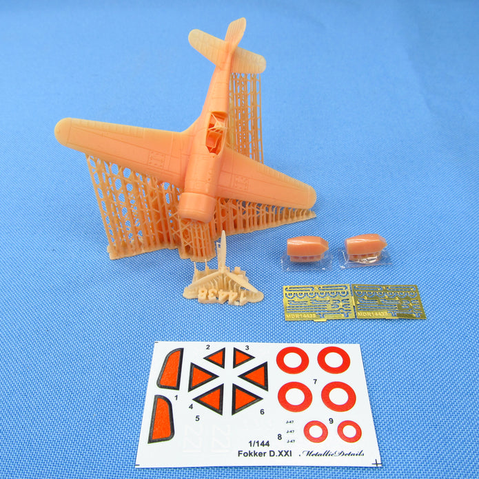 Fokker D.XXI Scale 1:144 Metallic Details MDR14438