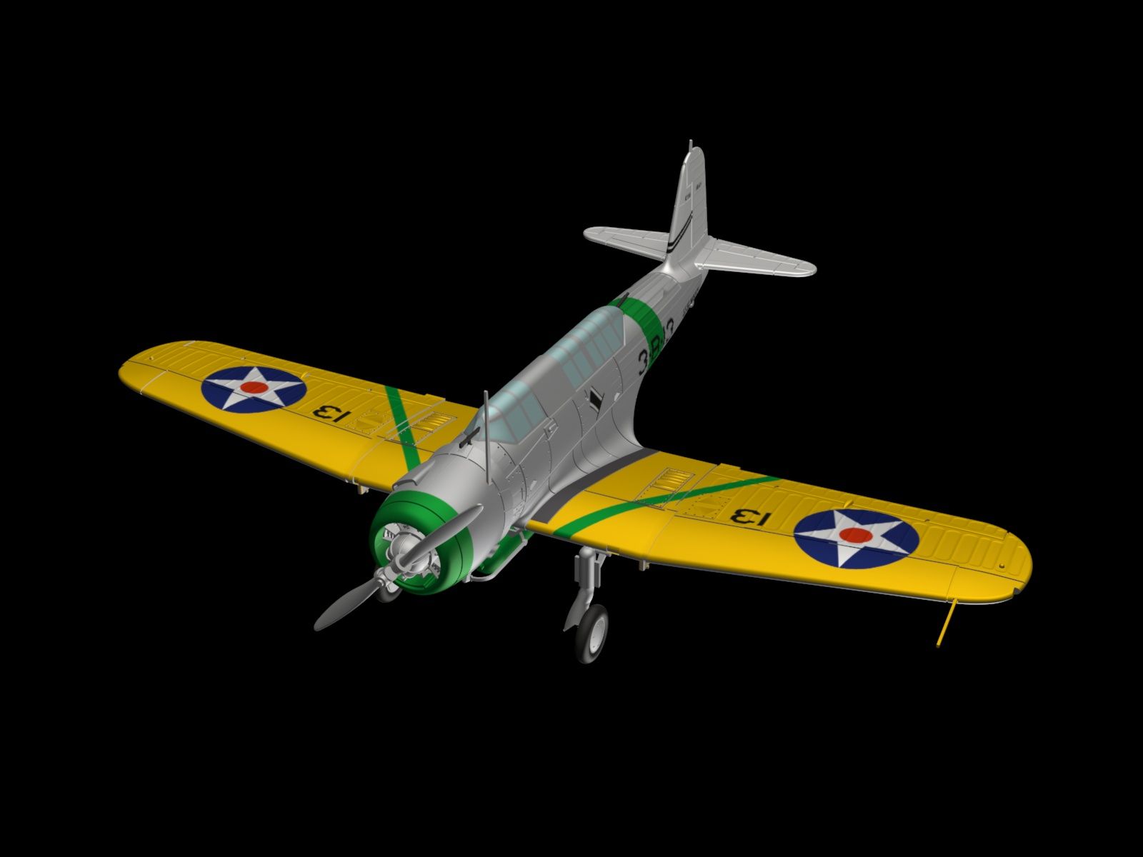 Vought SB2U-1 Vindicator Scale 1:144 Metallic Details MDR14449