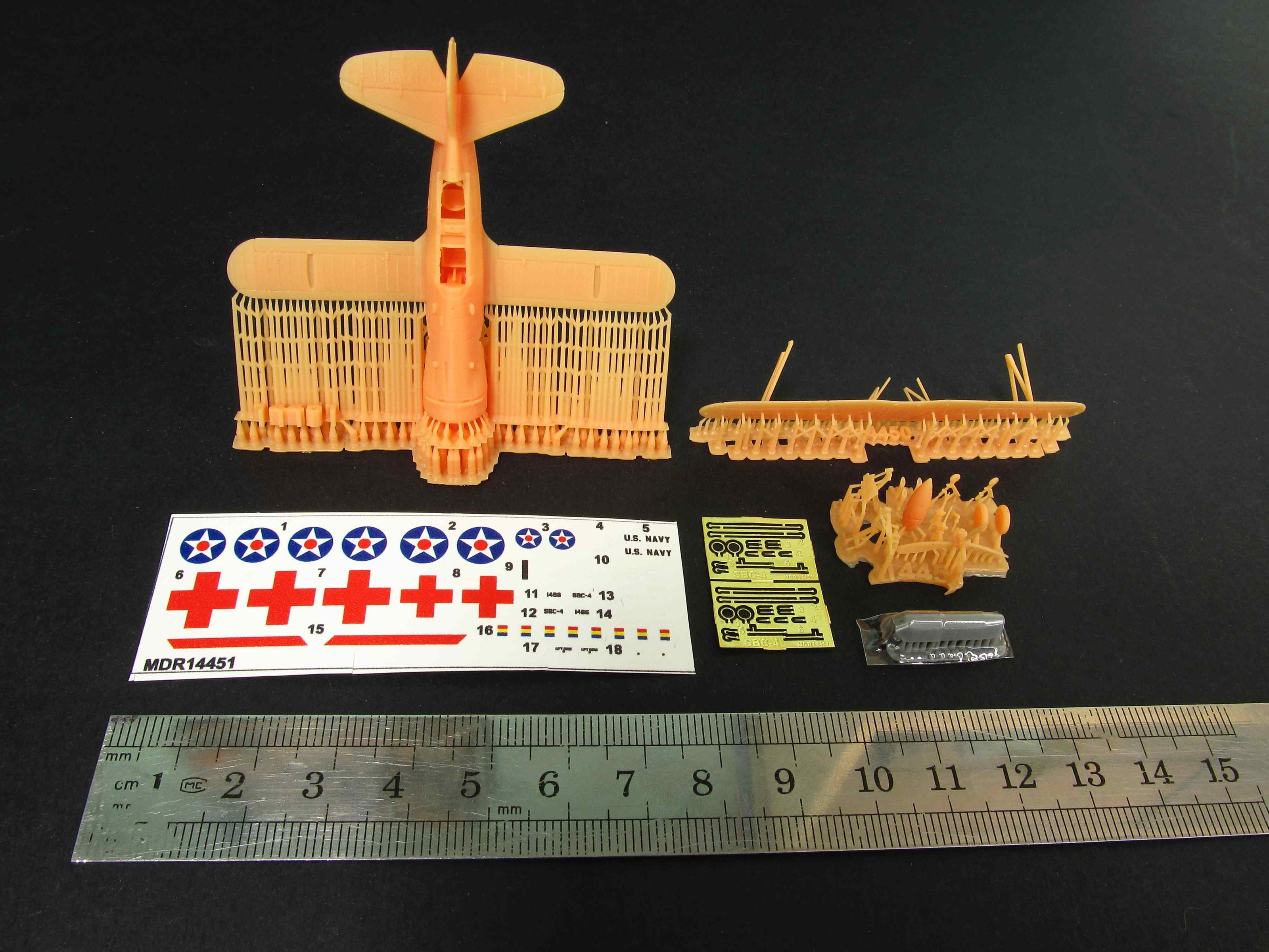 Curtiss Helldiver SBC-4 Scale 1:144 Metallic Details MDR14451