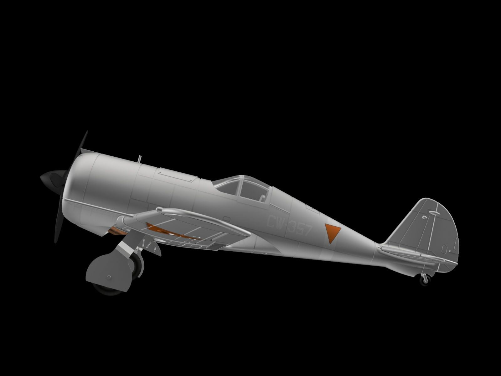 Curtiss-Wright CW-21 Scale 1:144 Metallic Details MDR14455
