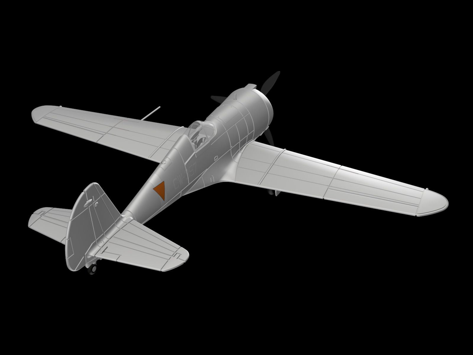 Curtiss-Wright CW-21 Scale 1:144 Metallic Details MDR14455