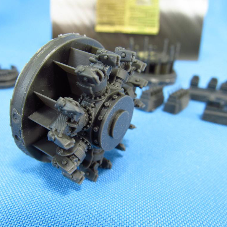 Pratt & Whitney R-1830 Engines, Detailing sets (Resin & Photoetch) Scale 1:32 (Recommended for kit: HobbyBoss) Metallic Details MDR3204 - For Aircraft Model Kits