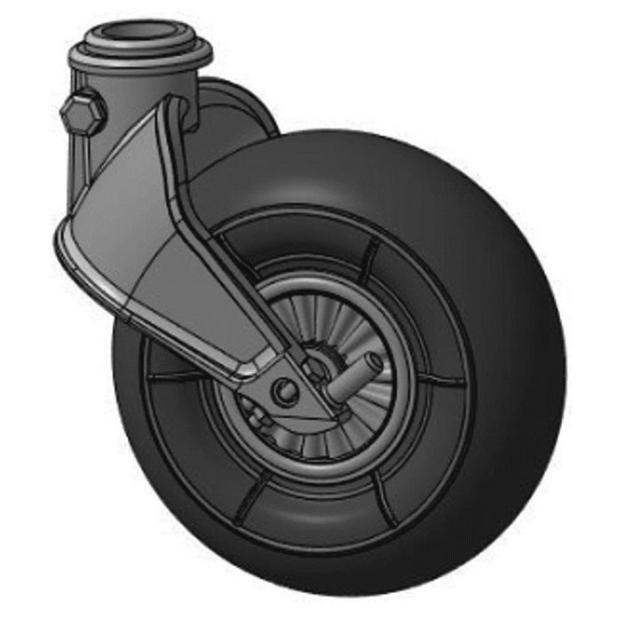 Messerschmitt Bf 109F,G. Tail Support wheel Scale 1:32 Metallic Details MDR3209
