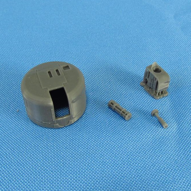 Emerson Electric TAT-102 Turret for the helicopter model AH-1G Cobra (for AH-1G ICM, Special Hobby and Revell kits) Scale 1:32 Metallic Details MDR3217