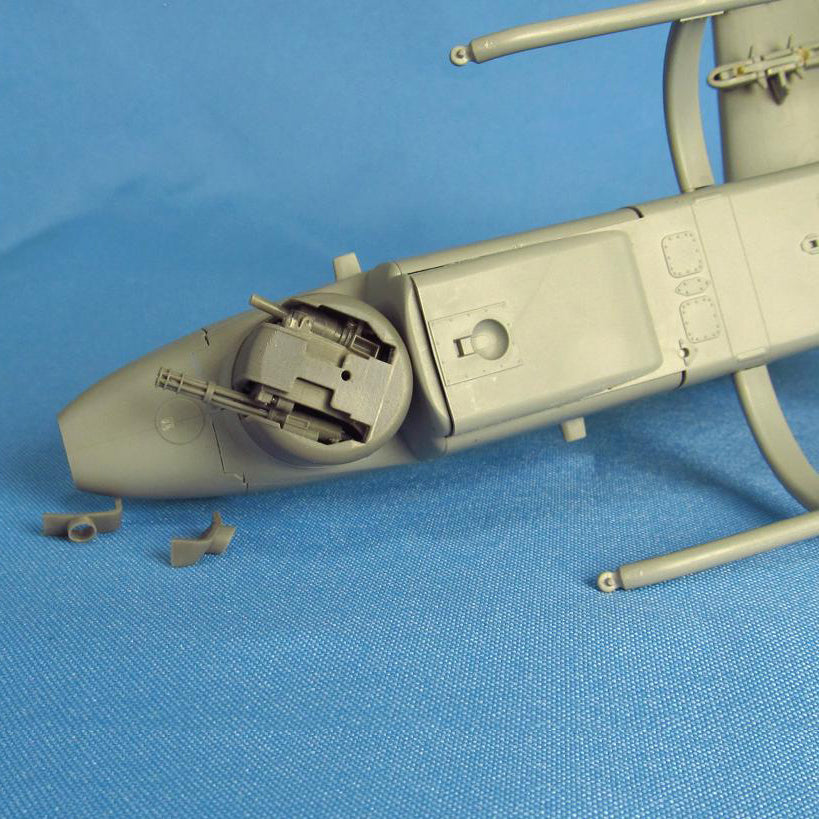 Emerson Electric M28 Turret for helicopter model AH-1G Cobra (for AH-1G ICM, Special Hobby and Revell kits) Scale 1:32 Metallic Details MDR3218